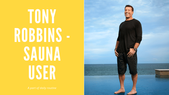 Tony Robbins and Sauna